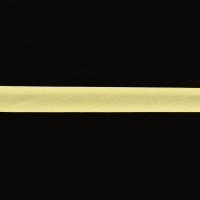 Косая бейка атласная 1009UN светло-желтая (уп. 132 м.)