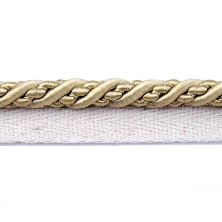 Кант шторный (искусственный шелк) SHK20-12 золото (25 м)