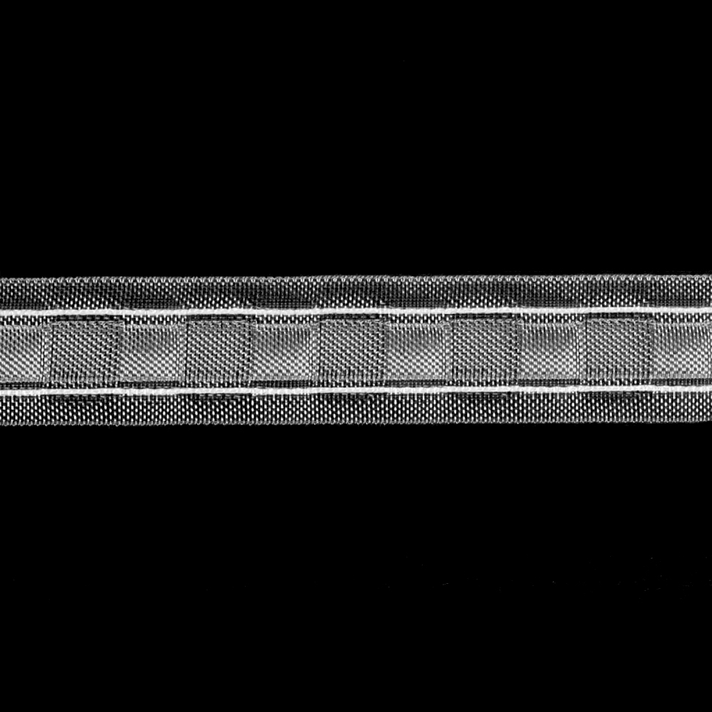 Шторная лента Bandex PARIS var прозрачная (К=регулируемый, корд-2 шнура) 2,9 см/100 м