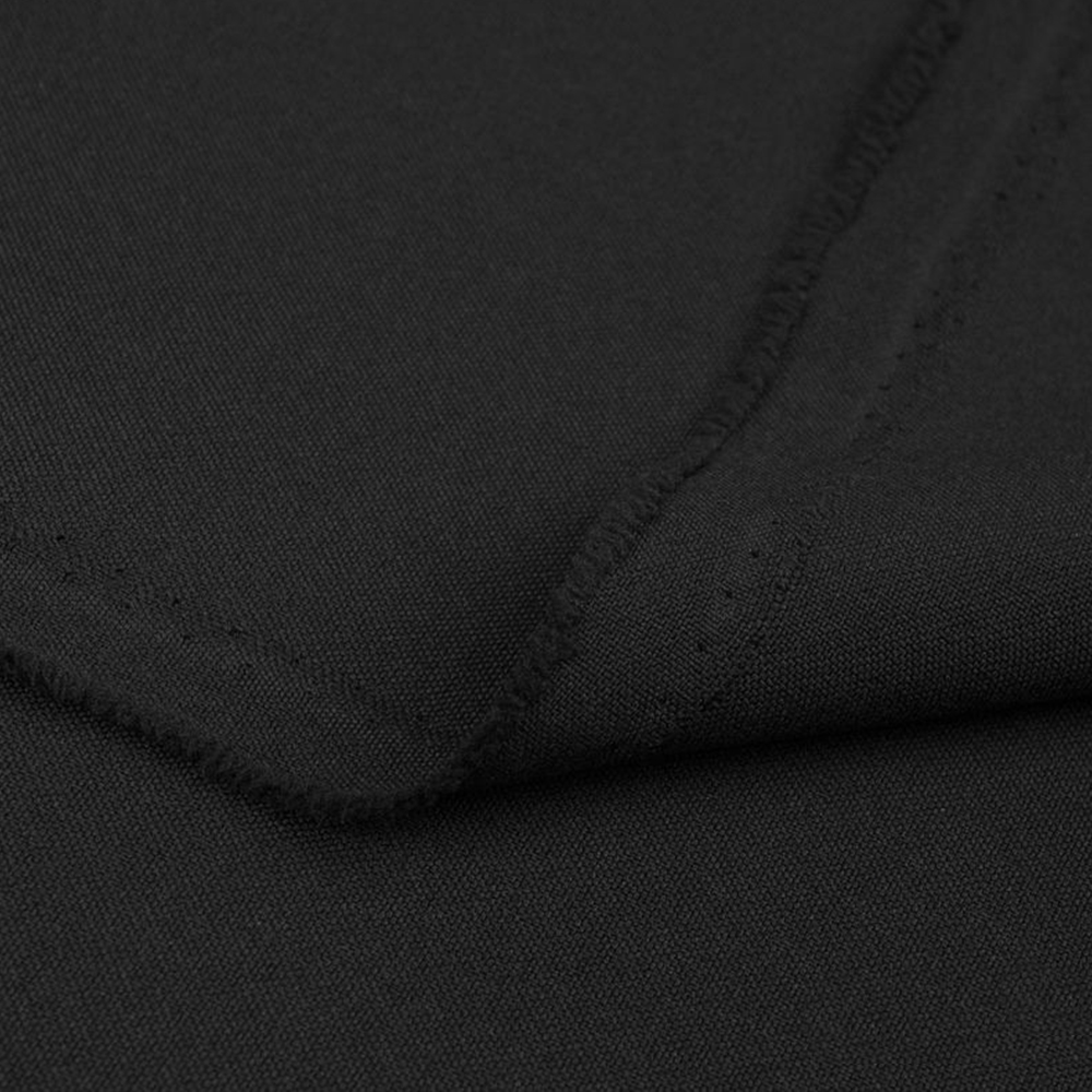 Ткань габардин NL120.02 черный (189г/кв.м) 150см/±34м