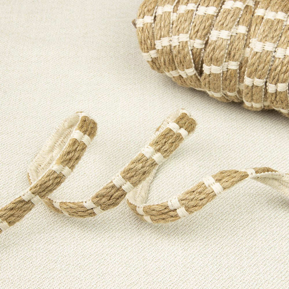 Сутаж из кордов MS-джутовый (BEIGE) (2 см/10 м)