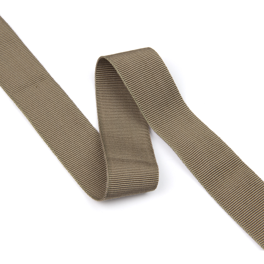 Репсовая лента XB03 (3 см) - 05 темно-бежевый Mirtex (25 м) (усадка ± 3-4%)