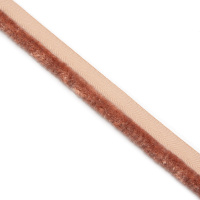 Кант пушистый  XB-703-8 пудра (2 см/d 1см) (25 м)