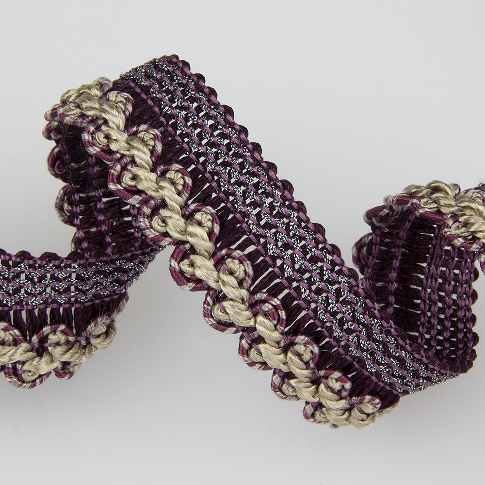 Сутаж-кант отделочный 903-1 Mirtex пудра/бежевый (12 м)