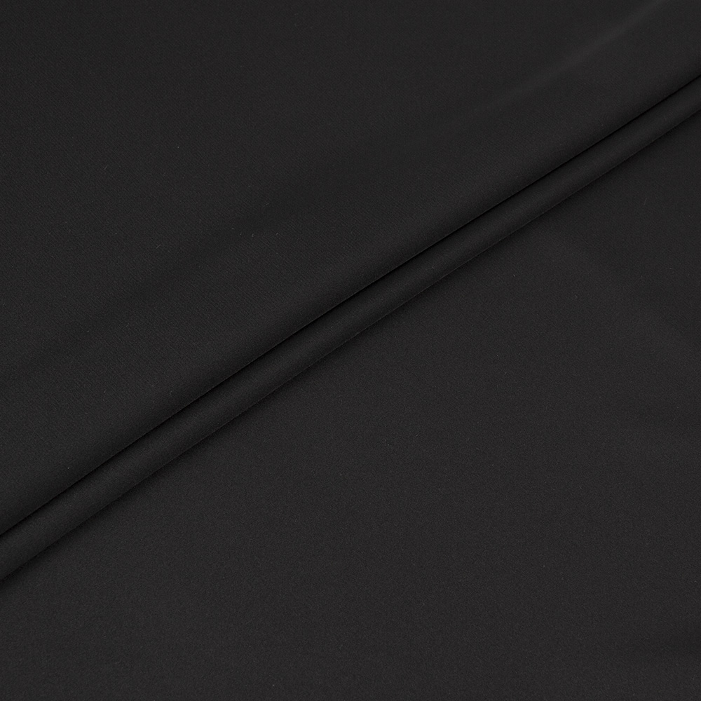 Ткань Армани сатин Е566.04 черный (94г/кв.м) 150 см/±30м