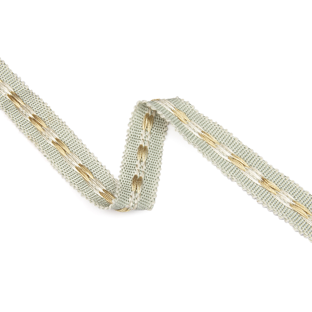 Сутаж отделочный GP09-14950 Mirtex бледно-бирюзовый (2 см/12,5 м)