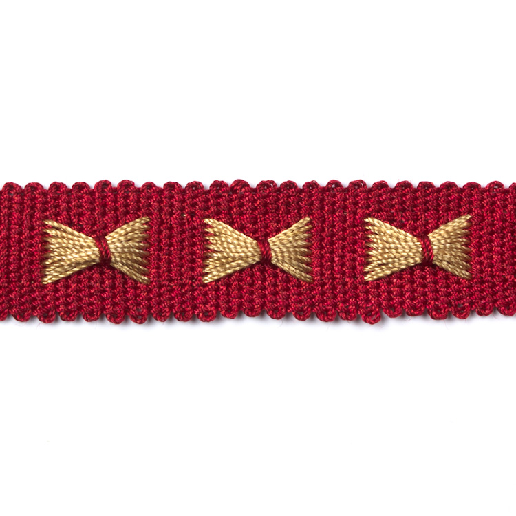 Сутаж отделочный TS-4 бордо (30 м)