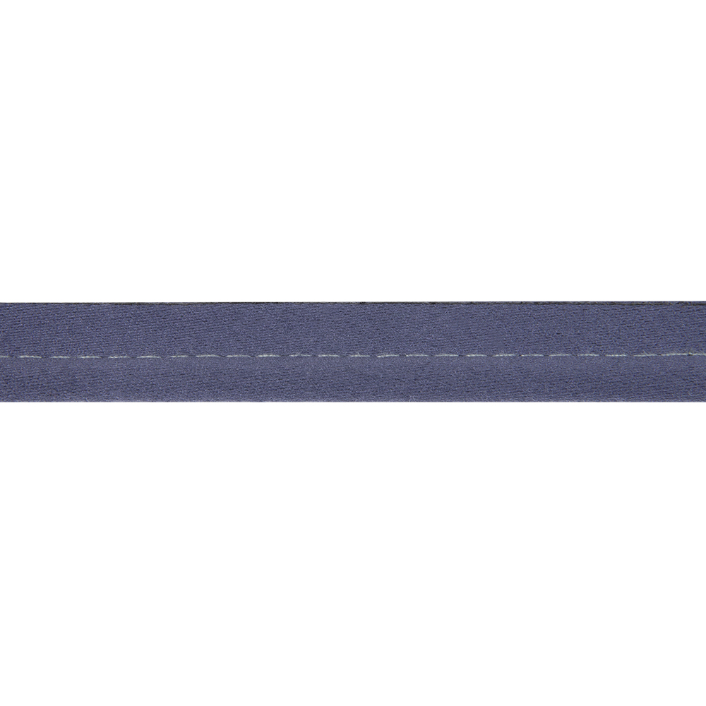 Кант прошитый из димаута CPS000-19 пыльно-синий (d0.5см, шир. 1,5см) (12,5 м)