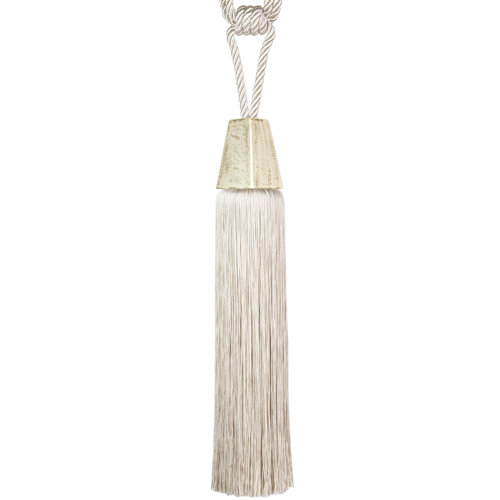 Кисть-подхват для штор M7-c26 светло-бежевый поталь Mirtex Premium (L104/44см) "Royyana-Karat"