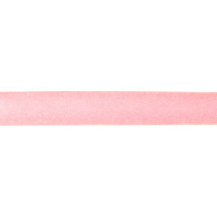 Косая бейка атласная 1028UN светло-розовая (уп. 132 м.)