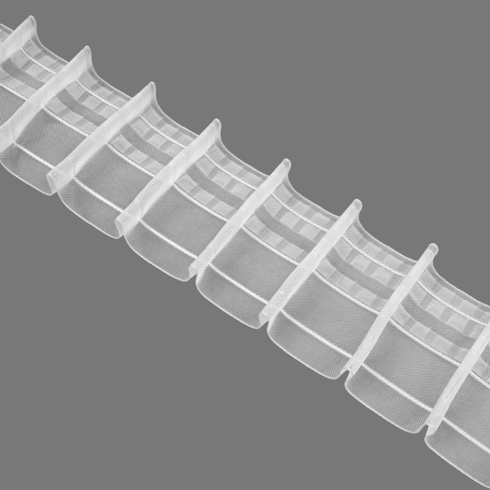 Шторная лента Карандаши 3962MP (1:1,8) Oz-is Premium прозрачная 10см/50 м (3 кармана, корд-3 лески)