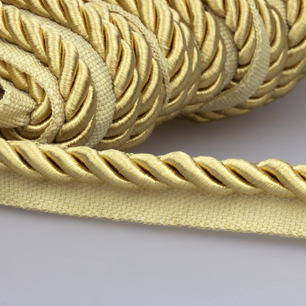 Кант шторный SHK1221-09 светлое золото (Jojoba 14-0935) (25 м)