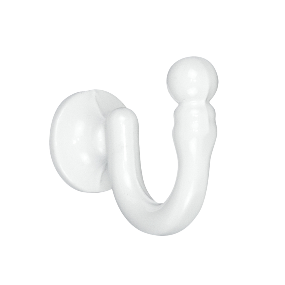 Крючок винтовой 35 мм K-12-7 Mirtex белый глянец