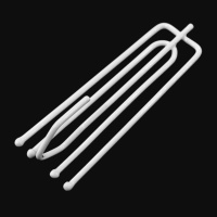 Крючки для штор "Вера" MirTex 104В (804B) (вилка) белый металлический (150 шт)