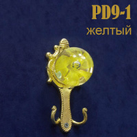 Держатель для штор и подхватов Цветы в желтом шаре PD9-1 (2 шт)