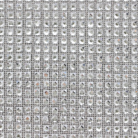 Стразы на листе 24х40см клеевые (квадрат 6х6мм) 48# crystal/crystal