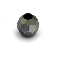 Кугель-концевик многогранник S277-9 темный никель, внутренний диаметр 8 мм (100 шт)