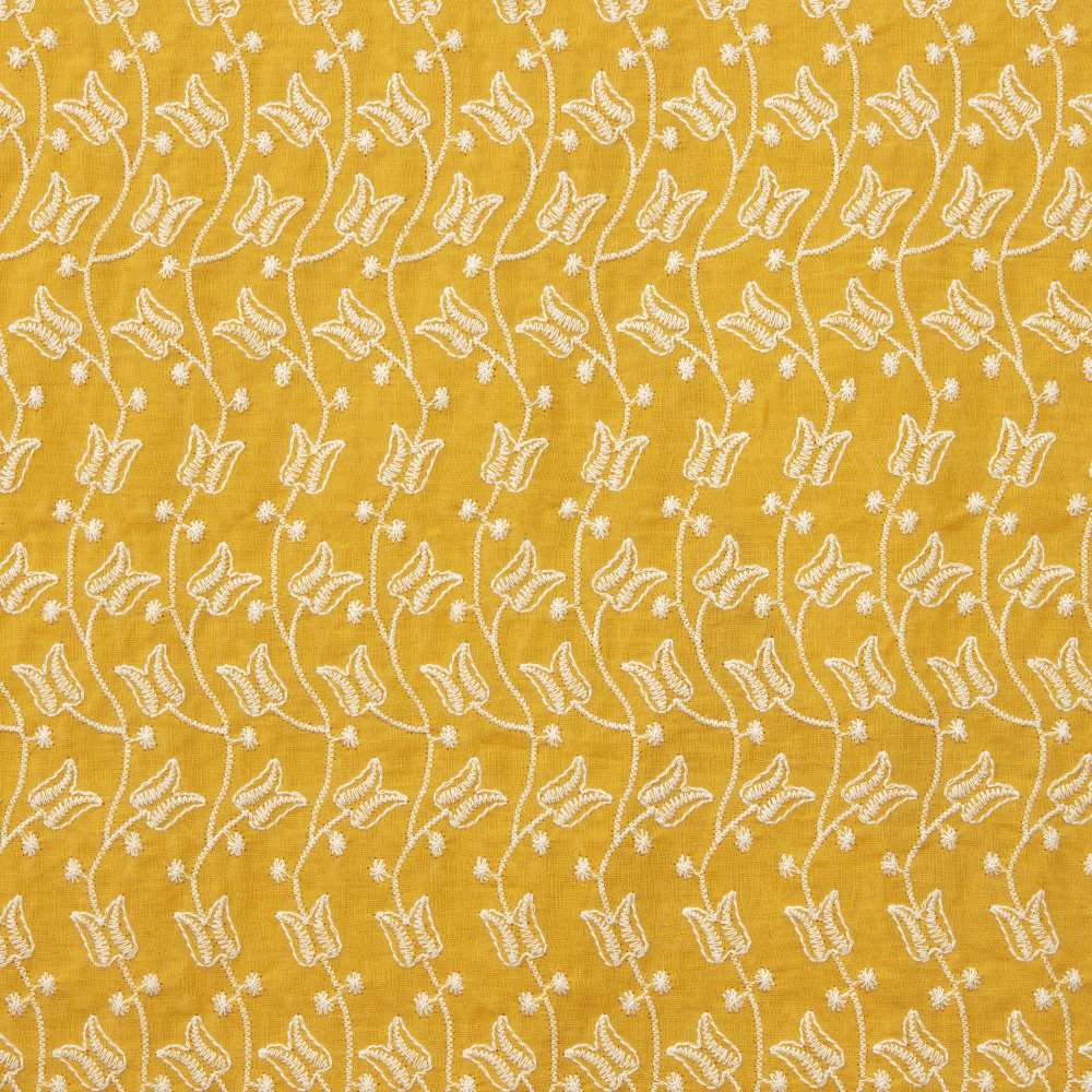 Ткань Хлопок шитье 434-2.02 горчичный (96г/кв.м) 145см/±30м