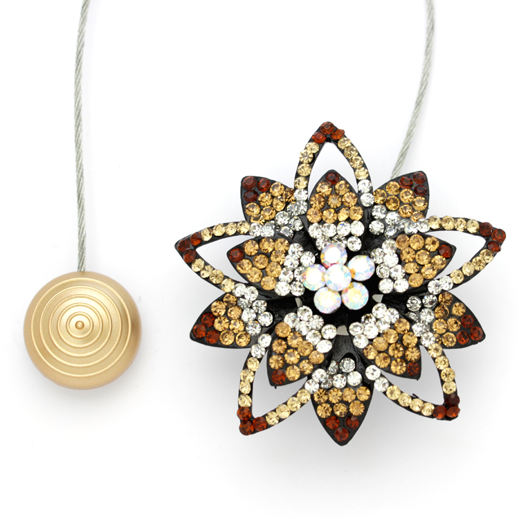 Магнит для штор 39-103 со стразами