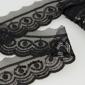 Тесьма с пайетками декоративная тесьма с пайетками