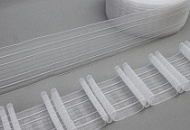 Шторные ленты с ровными лучевыми складками - особенности и характеристики