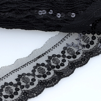 Тесьма с пайетками декоративная тесьма с пайетками