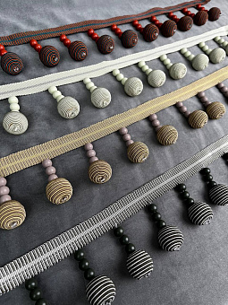 бахрома шторная с "шариками"