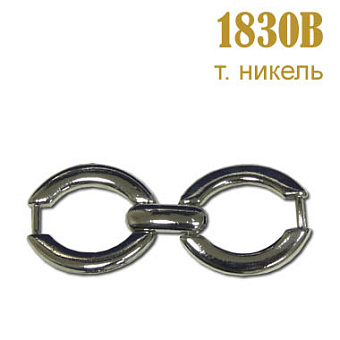 Пряжка 1830B темный никель пряжка застежка металлическая