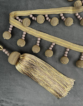 бахрома шторная с "шариками"