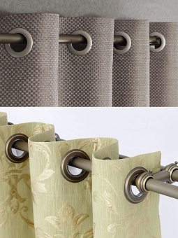 шторная тканевая люверсная лента