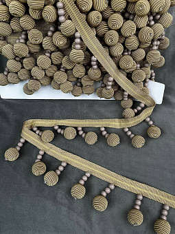 бахрома шторная с "шариками"