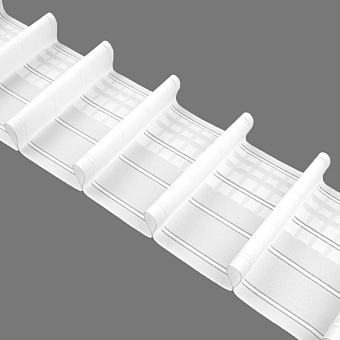 шторная лента фиксированная карандашная сборка