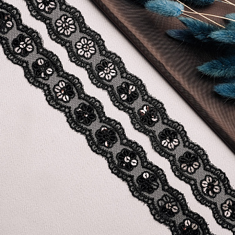 Тесьма с пайетками декоративная тесьма с пайетками