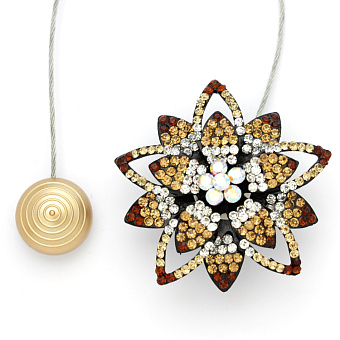 шторные магниты со стразами