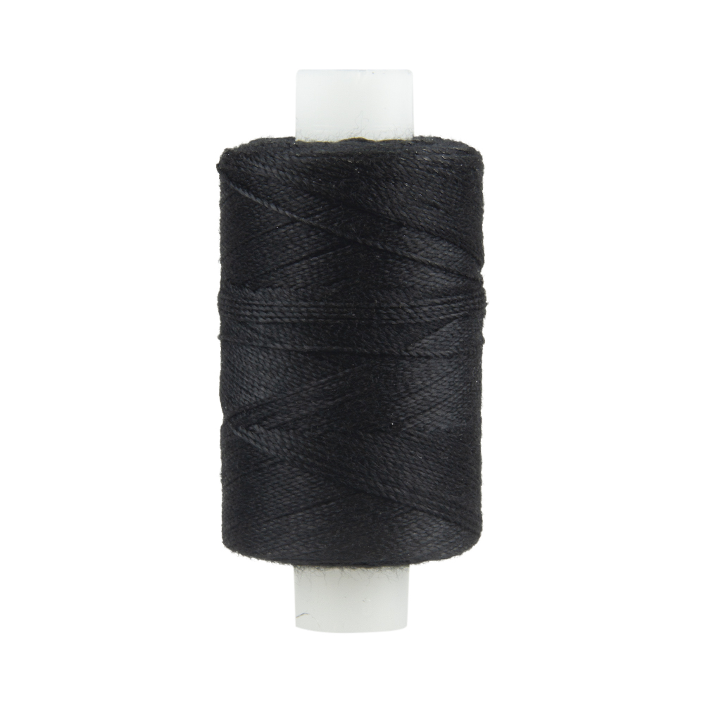 Нитки швейные бытовые 100ЛЛ черный (5 шт по 200 м)