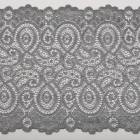 Кружево эластичное 103.L1351 шиншилла, 180 мм/25 м