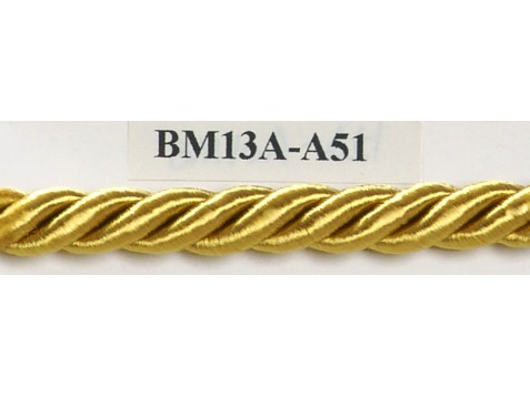 Шнур шторный BM13A-A51 золото, диаметр 0,8 см/25 м