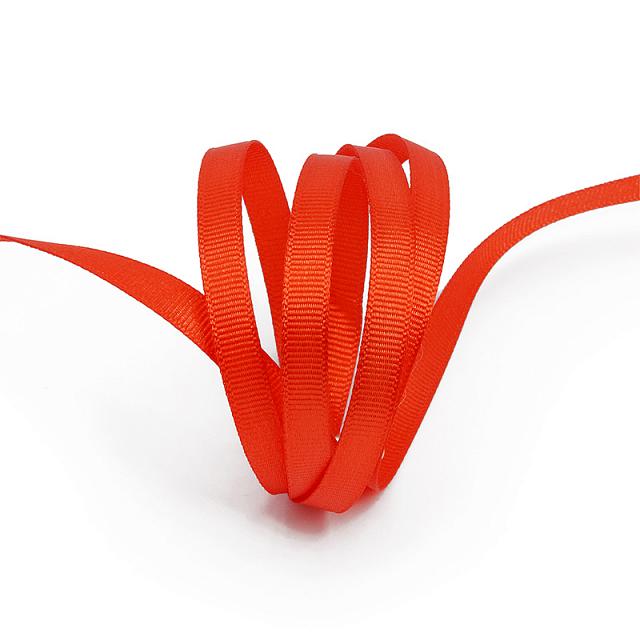 Лента репсовая 6 мм №235 красный (27,42 м)