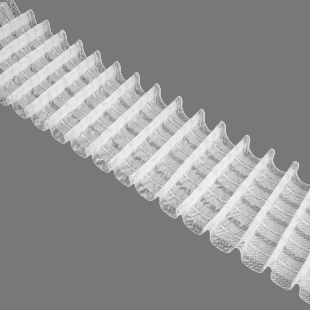 Шторная лента многокарманная (1:2) Oz-is Premium 4338MP прозрачная 10 см/50 м (8 карманов)