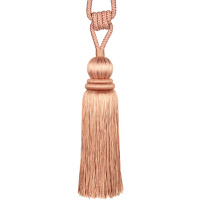 Кисть подхват для штор 1237F-A8300-4 нюдово-розов.(лососевый)Mirtex Premium (ORANGE PINK) (L70/27см)