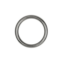 Кольцо пластиковое круглое 3923 30/39 мм темный никель (20 шт)