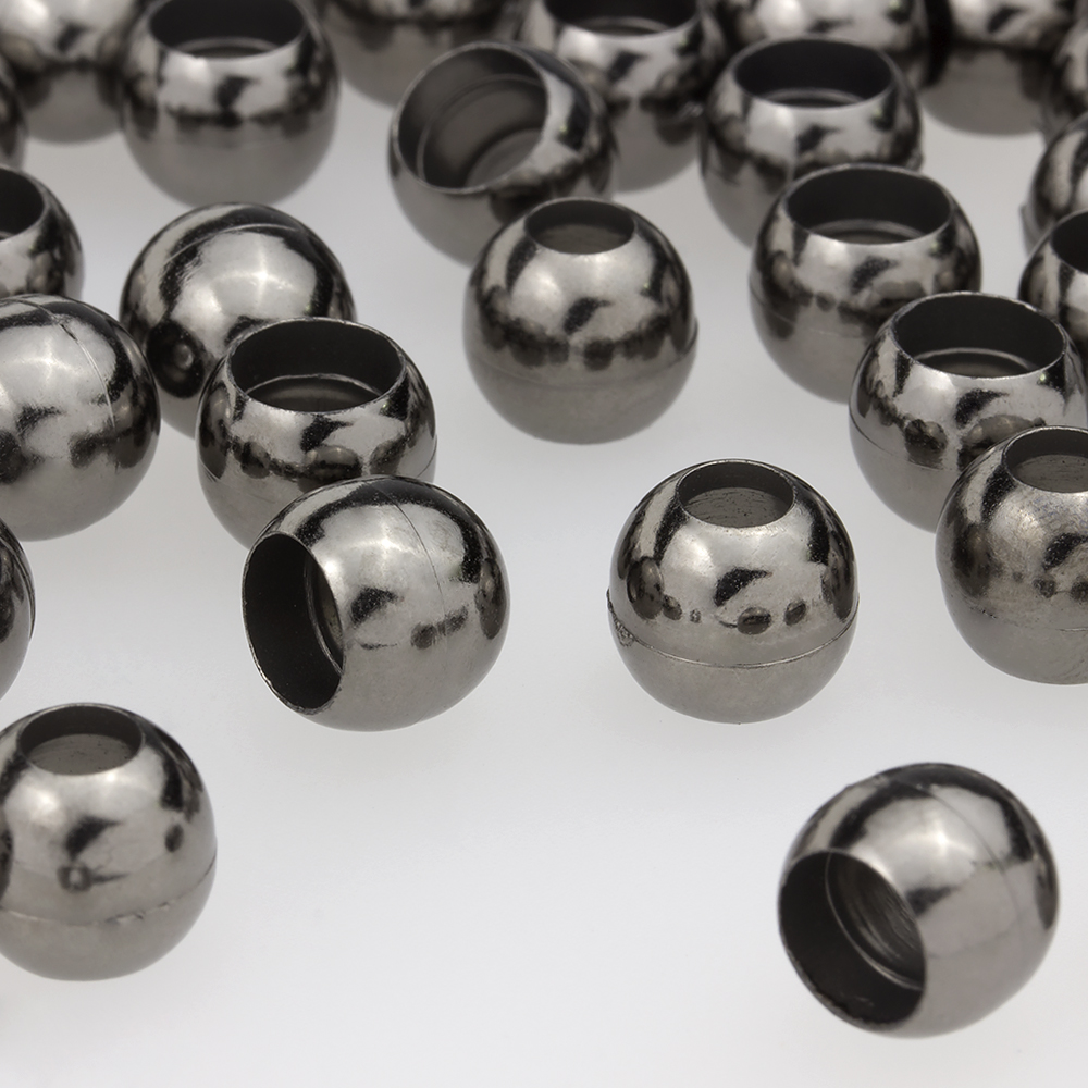 Концевик наконечник для шнура пластиковый 3316 темный никель (100 шт)