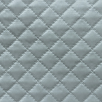 Термостежка "ромб малый 2х2см" 1302 светло-серый (синтепон 100г, 100% ПЭ подкладка 190Т) 150 см/50 м