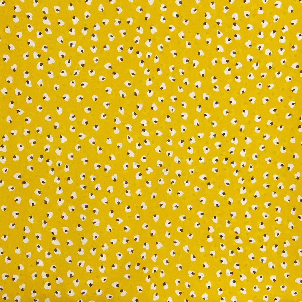 Ткань шифон креп принт 811.38 желтый абстракция (87г/кв.м) 150см/±40м
