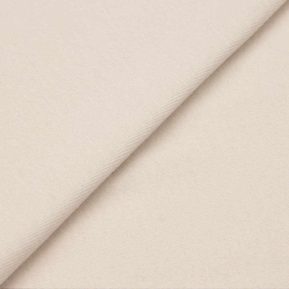 Кулирка велюр компакт 220г/м2 (92%хлопок, 8%лайкра) шир.180 см бежевый