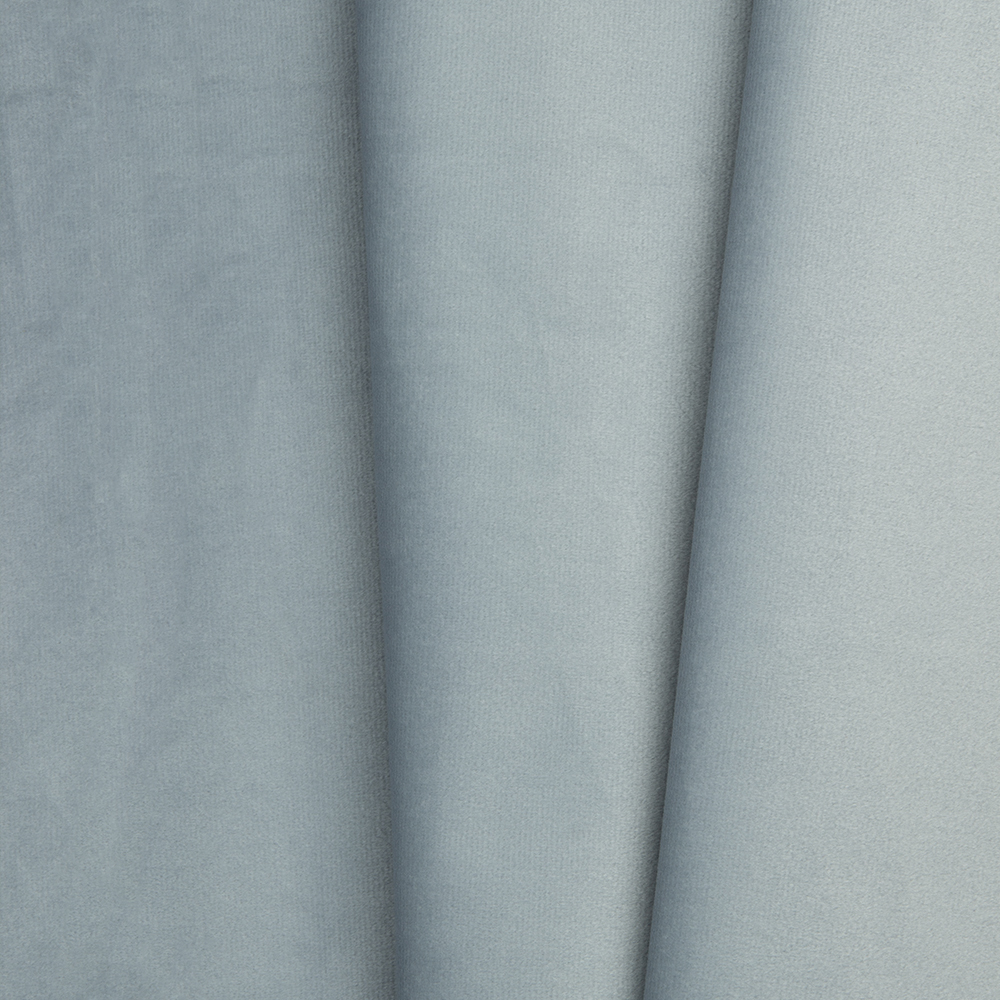 Ткань для штор "Бархат" 3102 V41-81 пыльно-голубой 265 г/м2, 300 см (30м± )