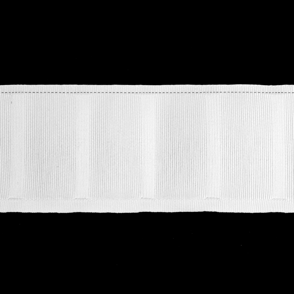 Шторная лента MirTenda Premium 212 ткан (К=регулир, ручная сборка крючком 207, 102, 104) 7,5 см/50 м