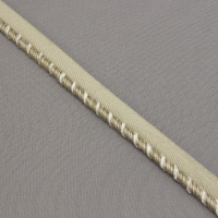 Кант отделочный XB-2218-5 "Stripes" серо-бежевый (1,6 см/d 0,5 см) (12,5 м)