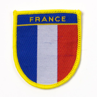 Эмблема пришивная "France " (уп. 50 шт.)