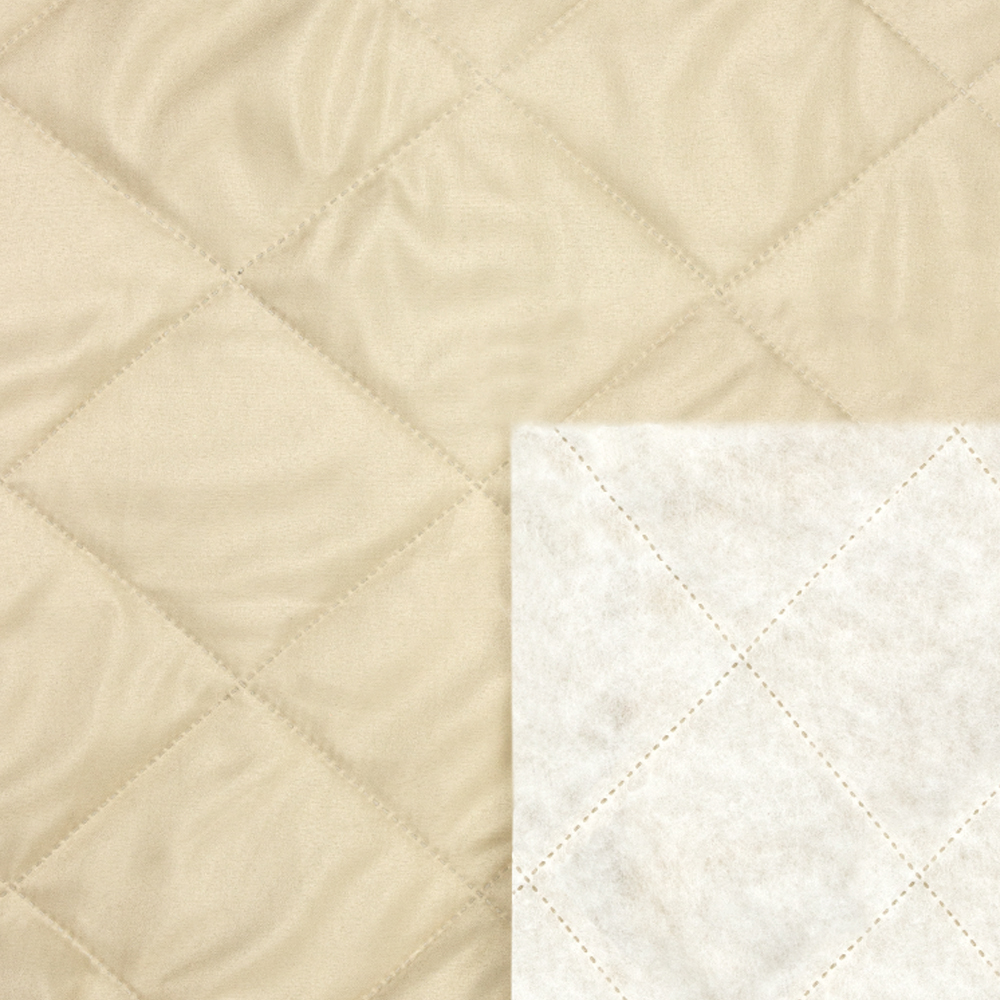 Термостежка из микрофибры "КРУПНЫЙ РОМБ" (11х11 см, синт. 100г) 1928-522210 беж.-песочый 280 см/30 м